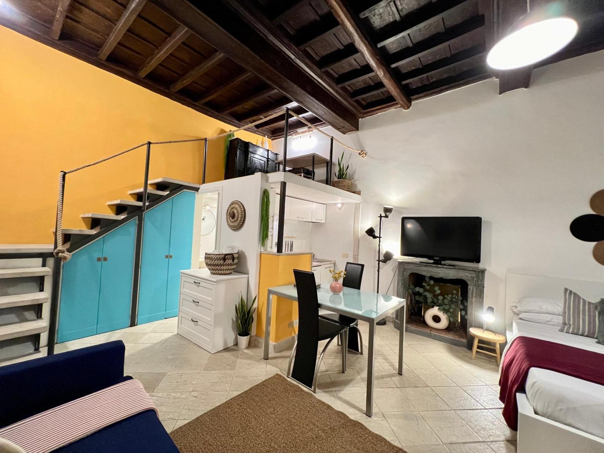 Charming Navona Duplex Apartment Rome Bagian luar foto